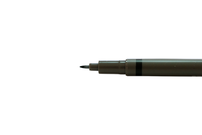 Fudenosuke Twin Tip Pen (Zwart & Grijs)